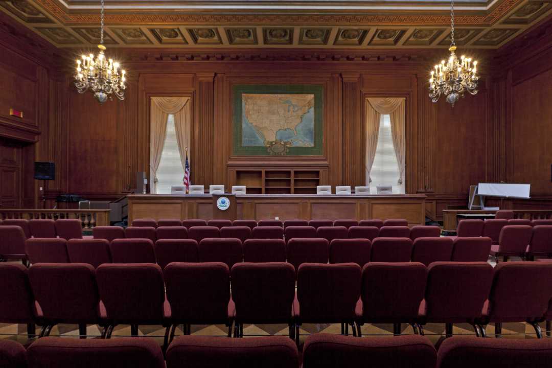 Main hearing room used by the Interstate Commerce Commission (now used by the EPA)