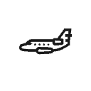Business jet icon
